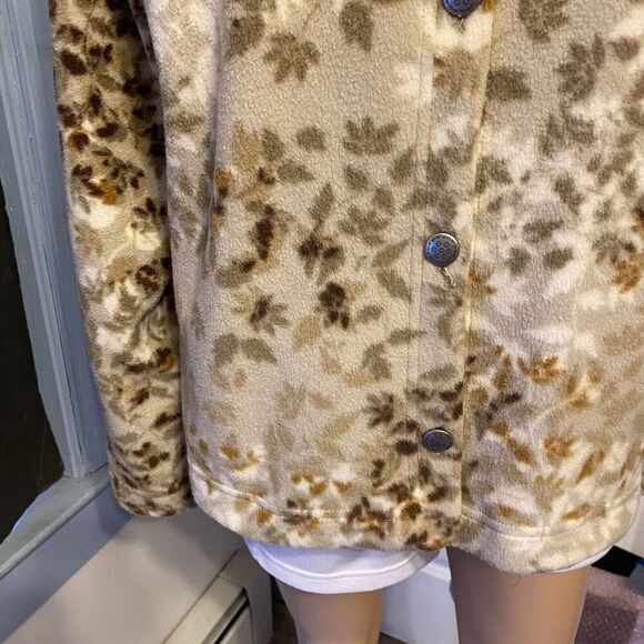 Basic Editions Multicolor Flannel Jacket Sweater Sz XL Soft Warm Cozy Button Up - Picture 7 of 8